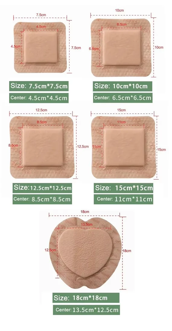 Disposable Silicone Foam Dressing Disposable Silicone Foam Dressing